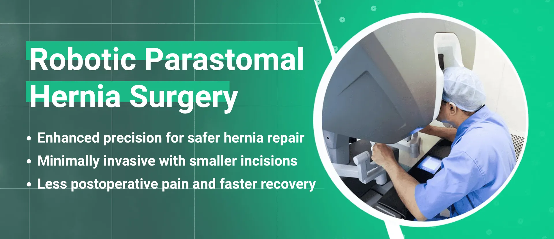 Dr Harsh Shah - Providing Robotic Parastomal Hernia Surgery in Ahmedabad, India